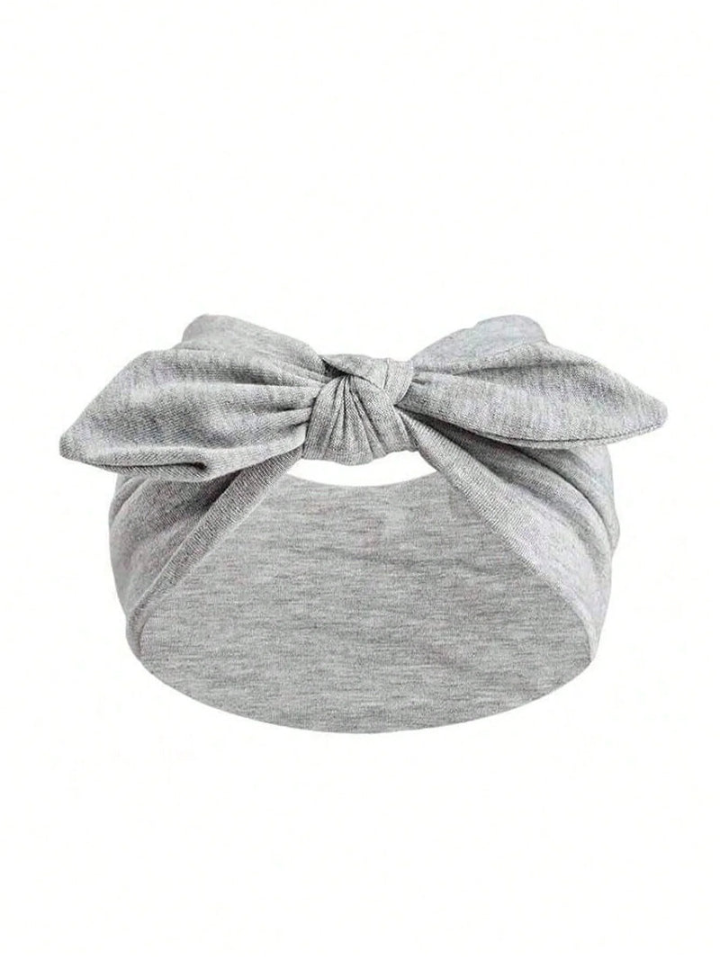 Bandeau Large Bohème avec Nœud et Oreilles de Lapin