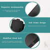 Black fabric sun visor extender with a soft frame design and modified fixed belt.