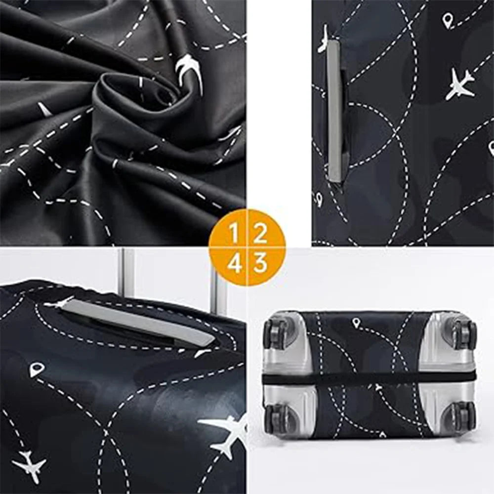 Stretch Fabric Luggage Cover for Suitcases (18-32 Inch)