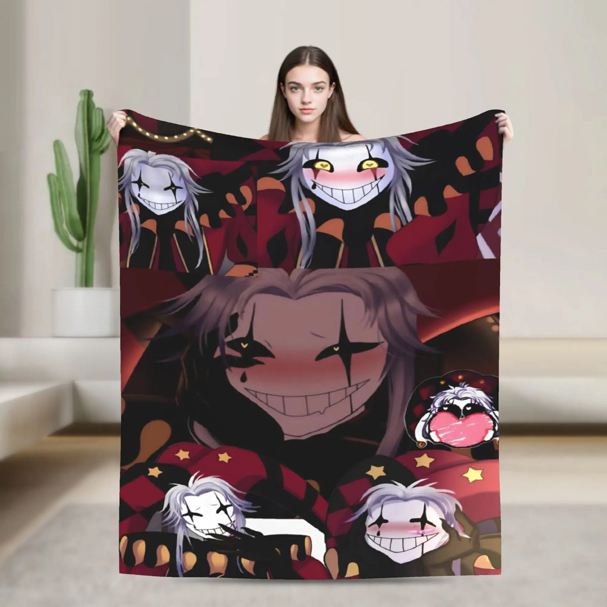 Cozy Circus Throw Blanket – Soft Fleece Plush for Year-Round Comfort
