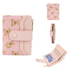Compact PU Leather Wallet for Women with Card Slots and Coin Pocket