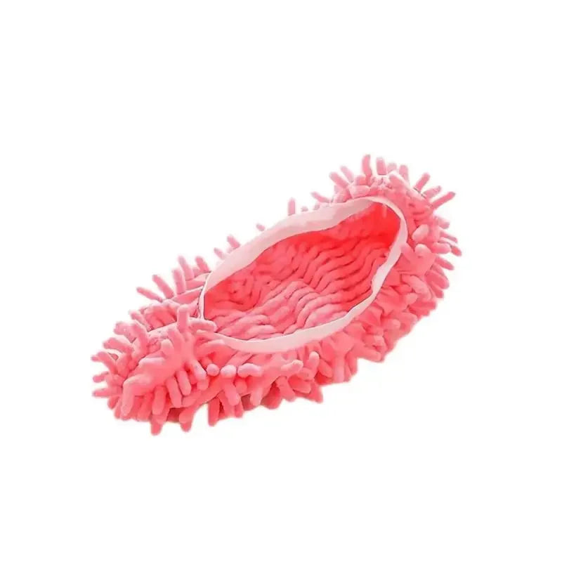 Chenille Dust Mop Slippers for Hands-Free Floor Cleaning