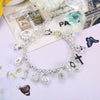 925 Sterling Silber Herzschlüssel Anhänger Armband