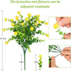UV-Resistant Artificial Flower Bouquet for Indoor & Outdoor Decor