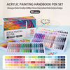 Vibrant Acrylic Gel Pens Set for Art & Writing