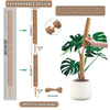 Stackable Natural Plant Support Poles