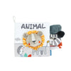 High-Contrast Soft Cloth Book with 3D Touch & Sensory Sounds for Babies 0-12 Months