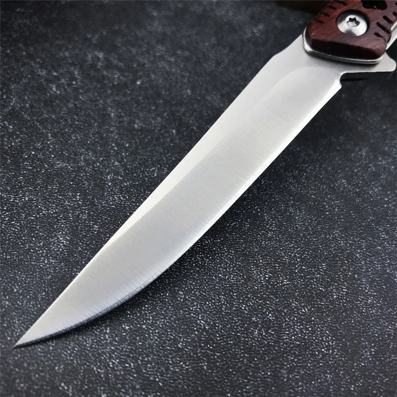 Cuchillo Plegable de Bolsillo de Palisandro