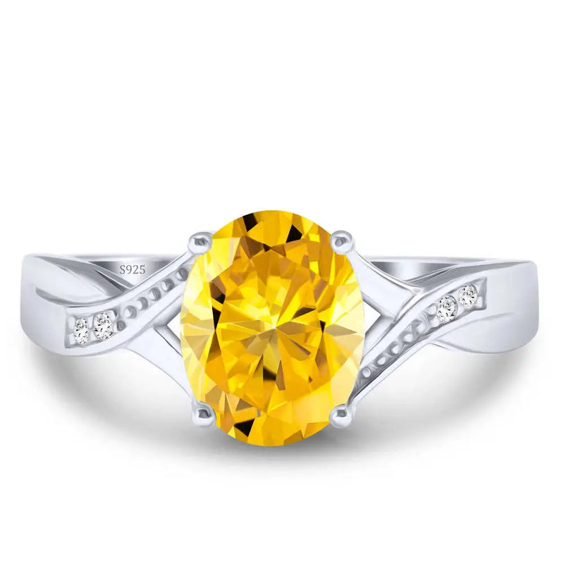 Anillo Encantador de Moissanita con Diseño de Hada en Plata de Ley 925