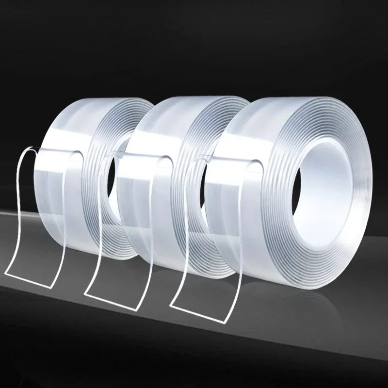 Nano Double-Sided Adhesive Tape, Strong Waterproof Clear Mounting Tape