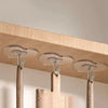 Heart-Shaped Self-Adhesive Hooks (Set of 6) – No-Drill, Multi-Purpose Transparent Hangers