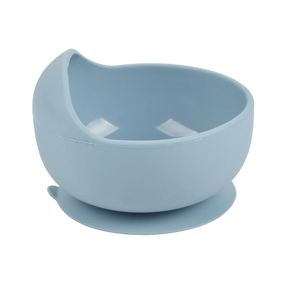 Baby Silicone Suction Plate and Utensil Set