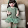 Lifelike Reborn Baby Girl Doll with Soft Silicone Body