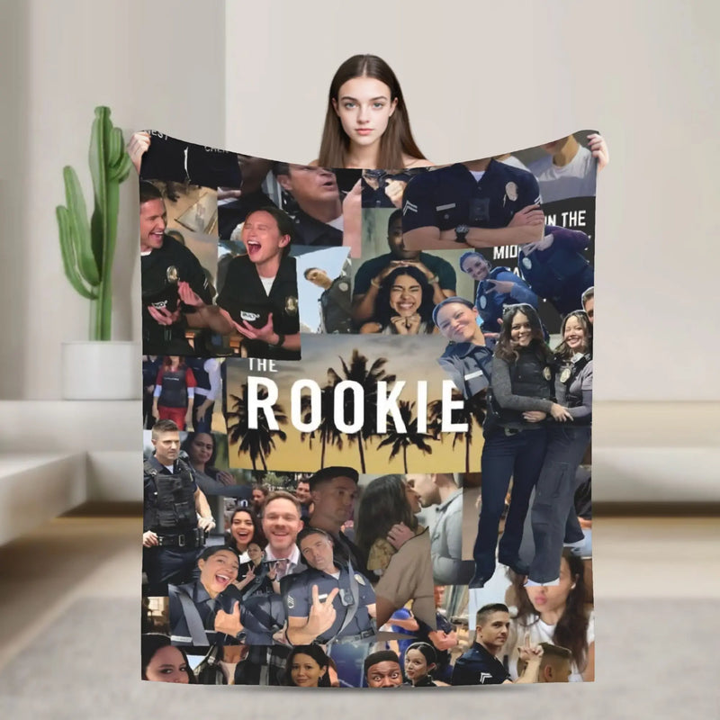 Manta de Felpa Coral de la Serie The Rookie