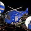 Friction Powered Emergency Vehicle Toy Set with Lights and Sounds
