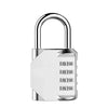 Resettable 4-Digit Combination Padlock