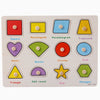 Wooden Alphabet Puzzle Board for Toddlers