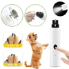 Quiet Electric Pet Nail Grinder with USB Rechargeable Battery & LED Light