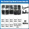 12.9 Grade Carbon Steel Hex Socket Cap Screw and Nut Assortment Kit