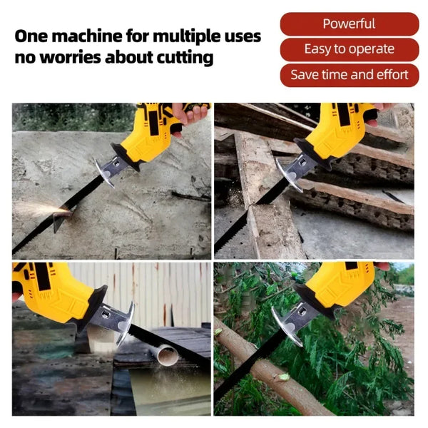 Scie alternative sans fil compatible avec batteries DeWalt & Makita 18V/20V