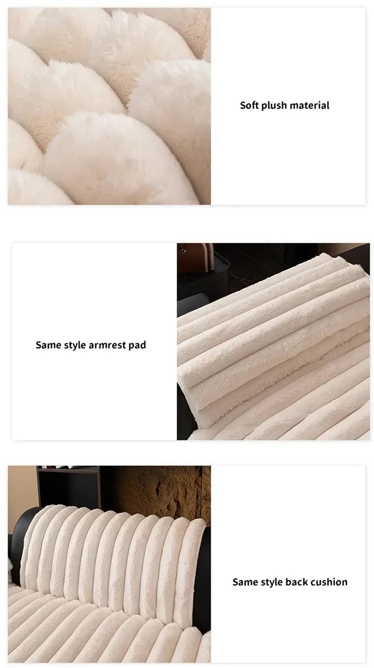 Plush Non-Slip Sofa Cushion for Warmth and Protection