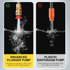 Comparison of an enhanced plunger pump and a plastic diaphragm pump for water pressure