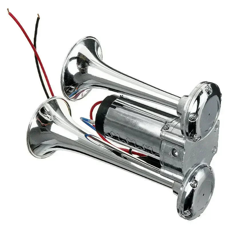 Dual Trumpet Air Horn Kit with Compressor