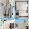 Versatile retractable clothesline for bathroom, laundry, balcony, and window drying