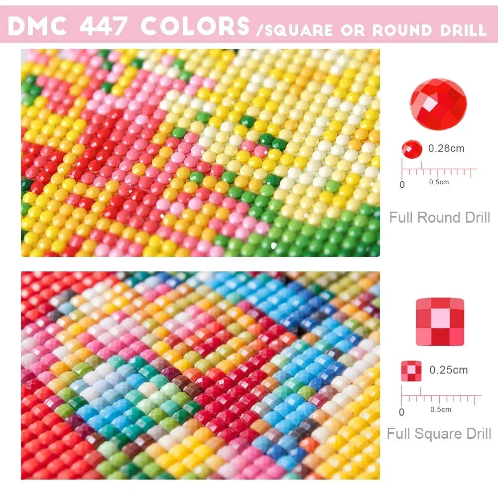 Modern Diamond Painting Kits - Fruit, Floral, and Abstract Designs