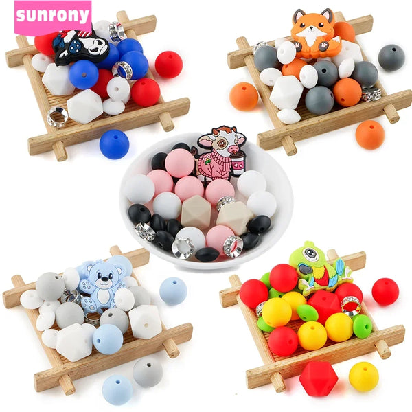 Cartoon Animal Silicone Focal Beads for Jewelry Making