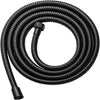 Black coiled high-pressure rainfall shower head with a threaded connector.