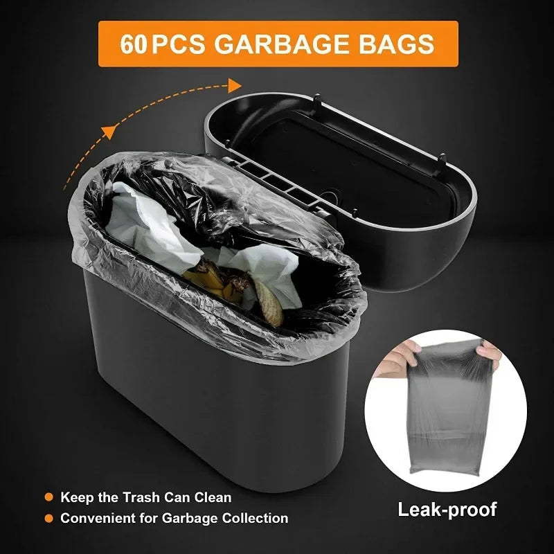 Vehicle Interior Trash Can Organizer