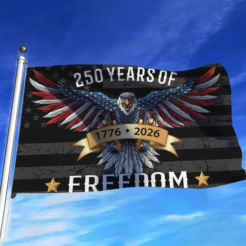 250th Anniversary Plush Flag