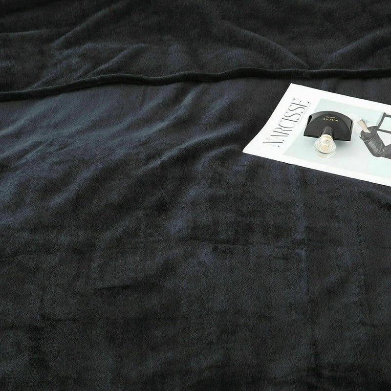 Wendbare Mink-Fleece-Decke