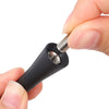 Compact Black Car Radio Antenna with Adapter Screws