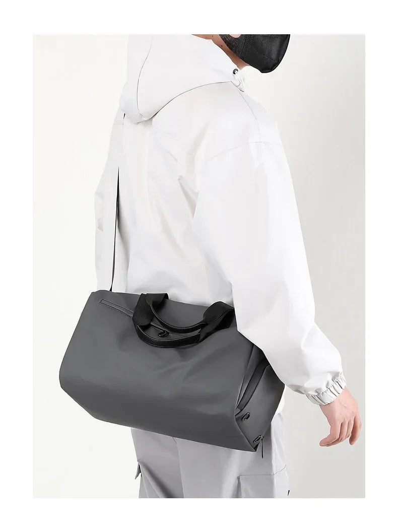 Versatile Travel Gym Bag with Wet/Dry Separation