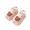 Baby First Walker Sandals with Cute Bear Pattern