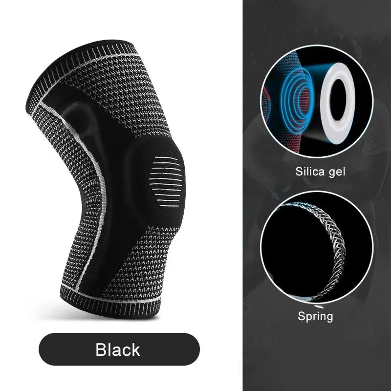 Double-Compression Knee Sleeve with Open Patella