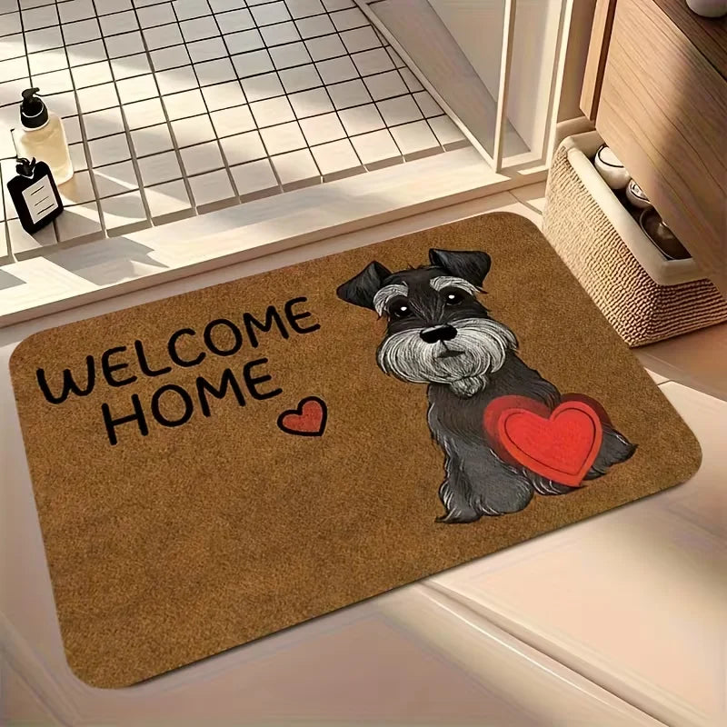 Alfombra de Bienvenida con Chihuahua Gracioso