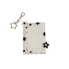 Transparent Acrylic Photocard Holder with Star Pendant Keychain