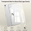 Clear Hard Back Case for iPad with Detachable Sliding Cover