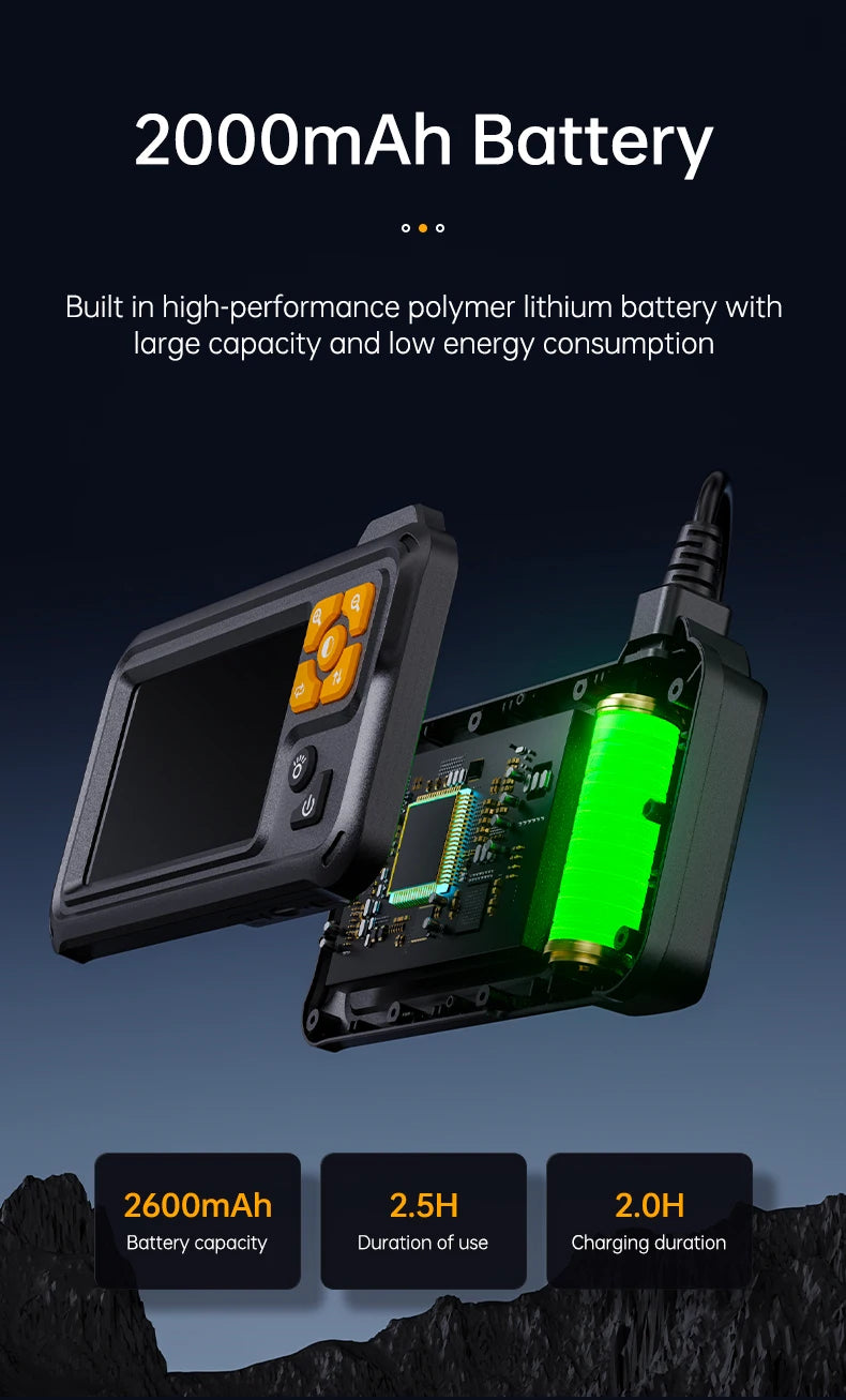 4.3" IPS Dual-Lens Inspection Camera with 1080P HD & IP67 Waterproofing