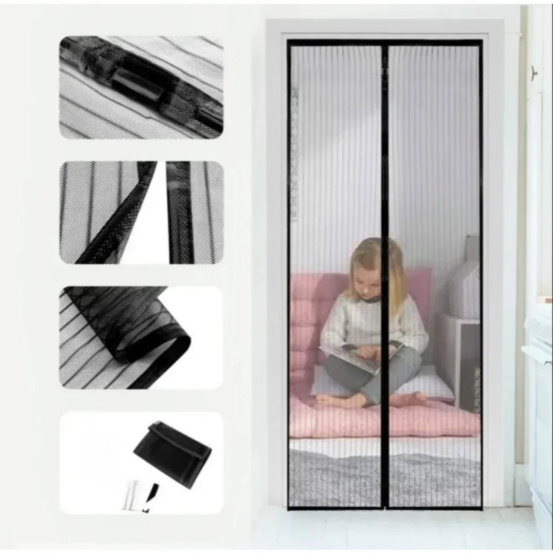 Magnetic Insect Screen Curtain for Doors & Windows