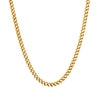 5mm Stainless Steel Cuban Link Chain Necklace