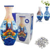3D Curved Puzzle Vase with Detachable Water Cup