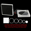 Clear Plastic Square Coin Holder Capsules with Foam Inserts (20-Pack)