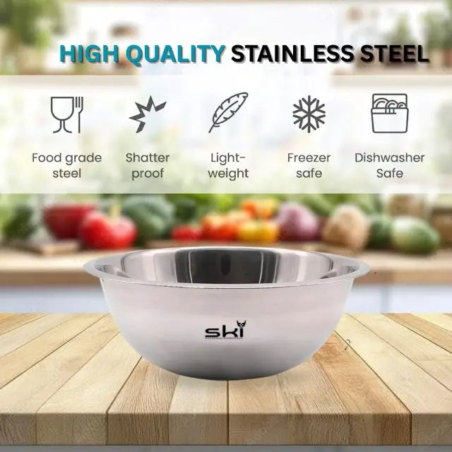 Premium Stainless Steel Mixing Bowls Set