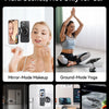 A set of strong magnetic phone holders for various scenes including mirror makeup, ground yoga, and kitchen cooking.