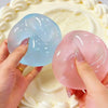 Blue Coconut Oil Moldable Squeeze Ball for Stress Relief