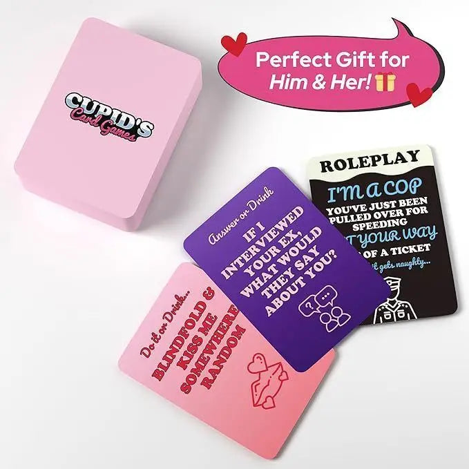 Cupid Card Game for Couples — Fun Adult Drinking Game for Date Nights